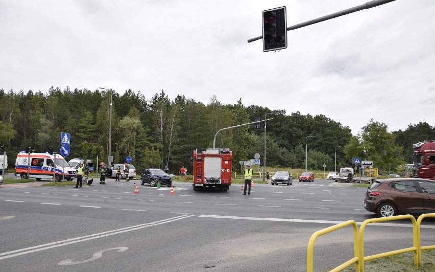 Wypadek na skrzyżowaniu Armii Krajowej i Zamczysko