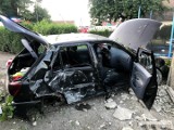 Wypadek w Chrzowicach pod Opolem. Dwie osoby ranne, kierowca nietrzeźwy