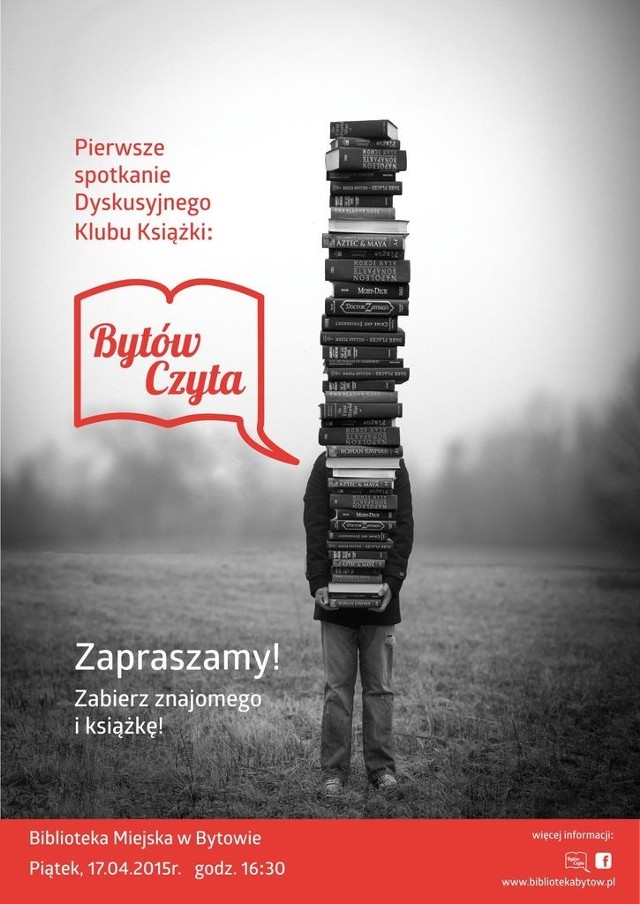 W piątek  w Bibliotece Miejskiej w Bytowie odbędzie sie pierwsze  spotkanie Dyskusyjnego Klubu Książki Bytów Czyta.