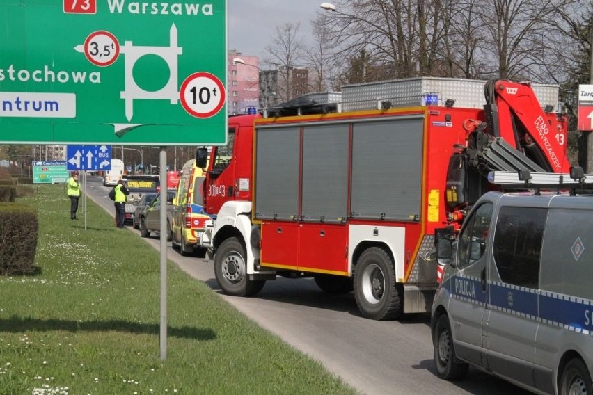 Kielce: Wypadek na Tarnowskiej