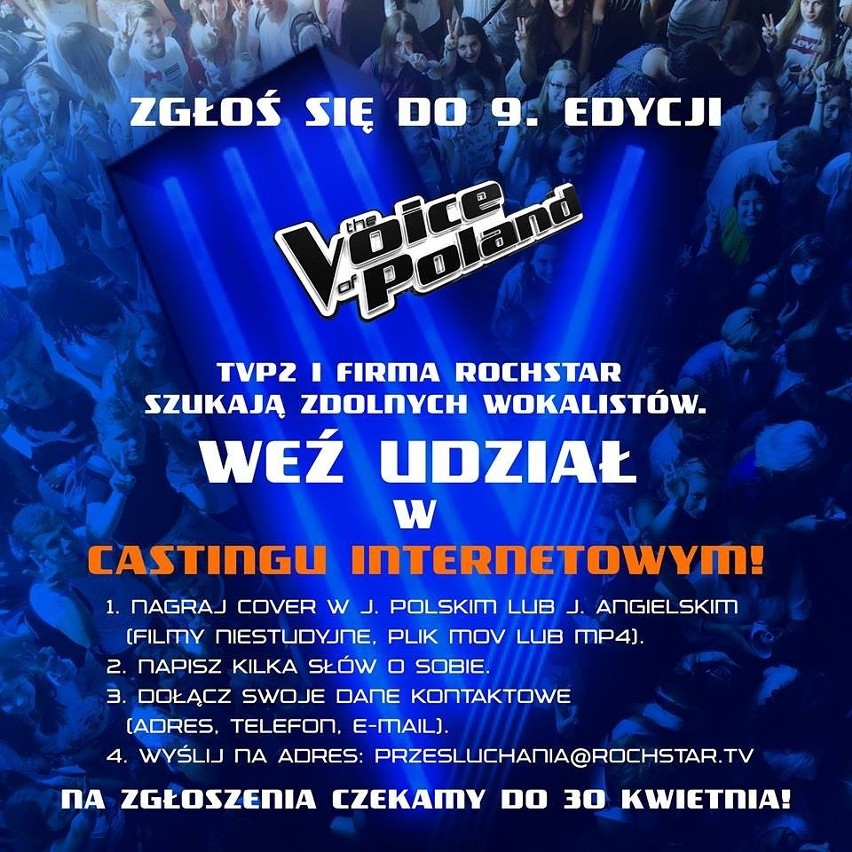 "The Voice of Poland". Castingi do 9. edycji show TVP2 już ruszyły! Jak się zgłosić?