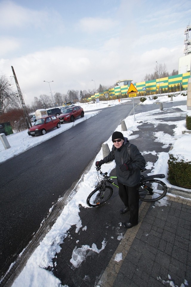 Józef Drozdowski woli rower, ale inwestycji kibicuje