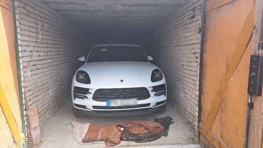 Skradzione w Gdyni porsche było ukryte w garażu na terenie Człuchowa