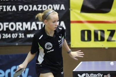 Aleksandra Mozdyniewicz w meczu ze Skrzyszowem zdobyła punkt na wagę zwycięstwa swojego zespołu Fot. Maciej Zubek