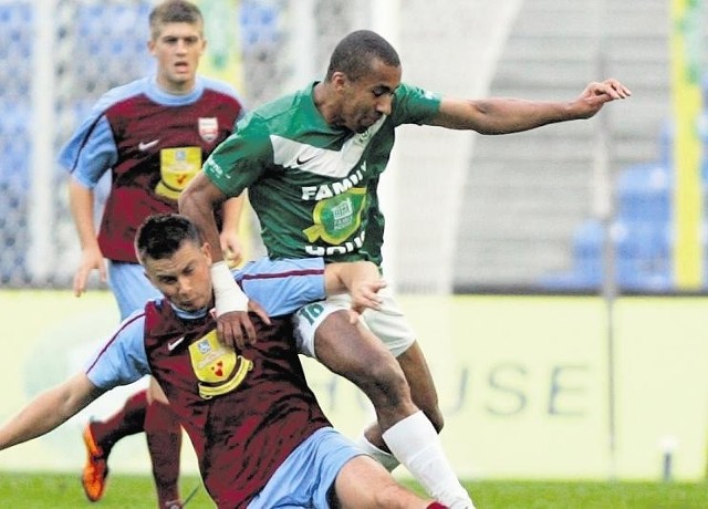 Alain Ngamayama i jego koledzy grają w sobotę z GKS Katowice