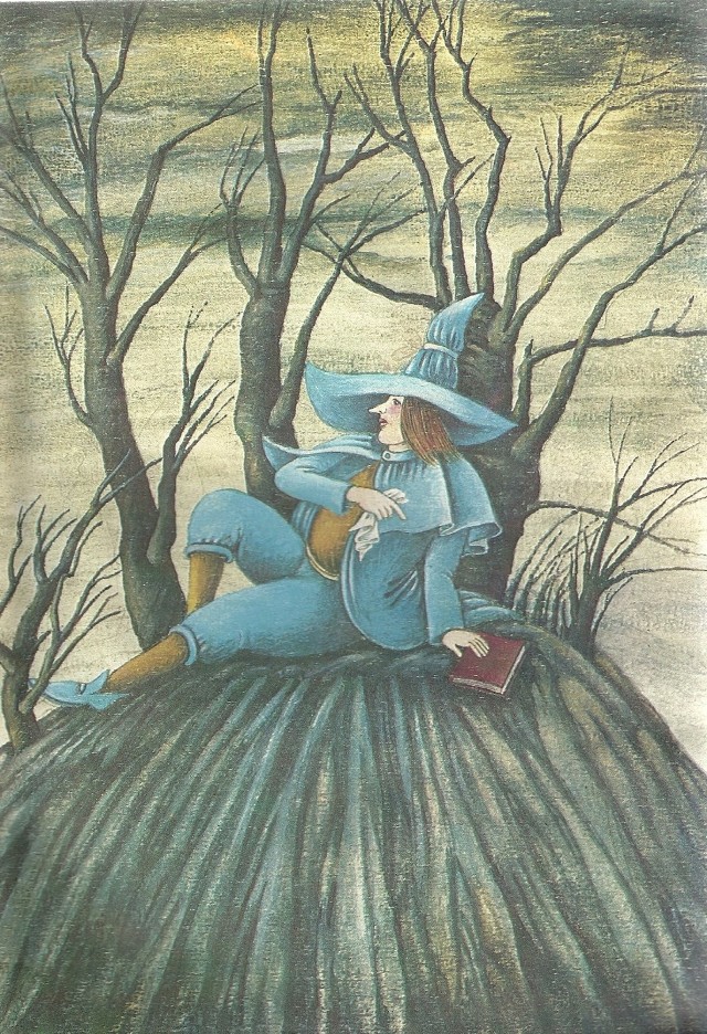 Jedna z ilustracji autorstwa Krystyny Michałowskiej.