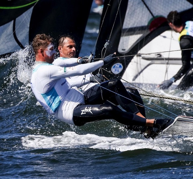 Łukasz Przybytek i Jacek Piasecki na Mistrzostwach Świata w żeglarstwie