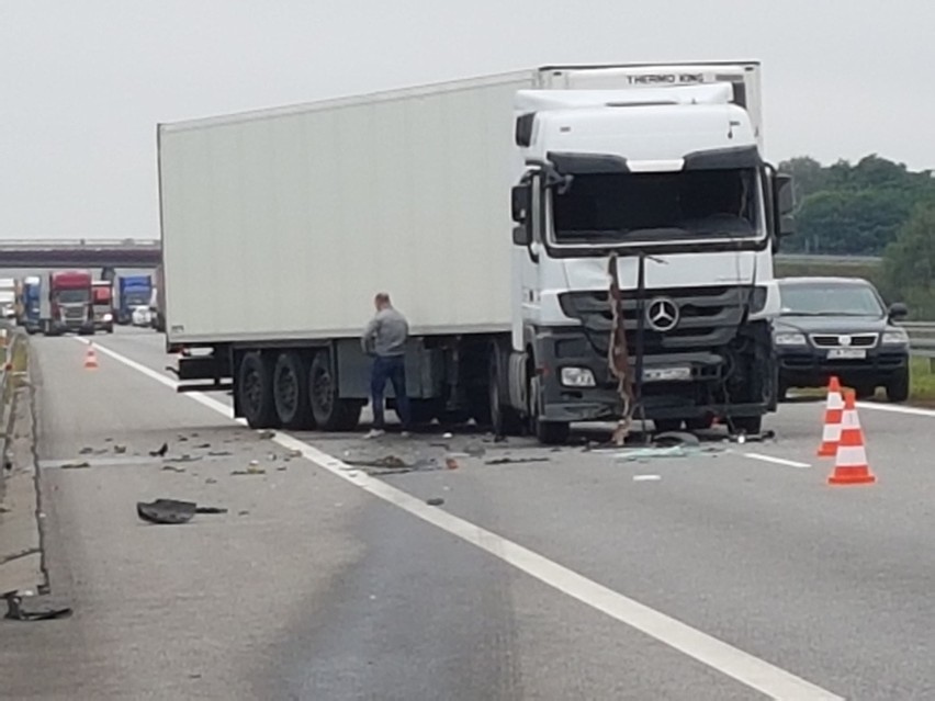Wypadek na A2 pod Łowiczem
