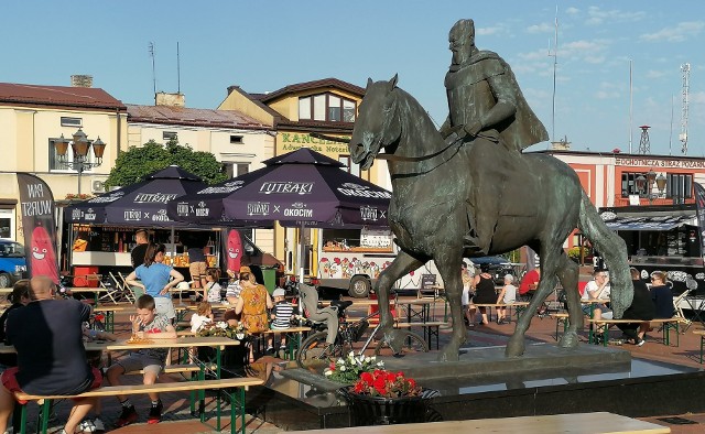 Tak wyglądała Uczta Street Food w 2020 roku w Warce.