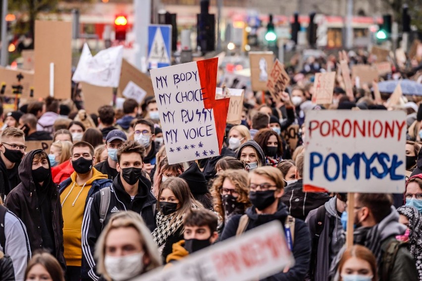 Protest studentów Politechniki Gdańskiej - przemarsz do...