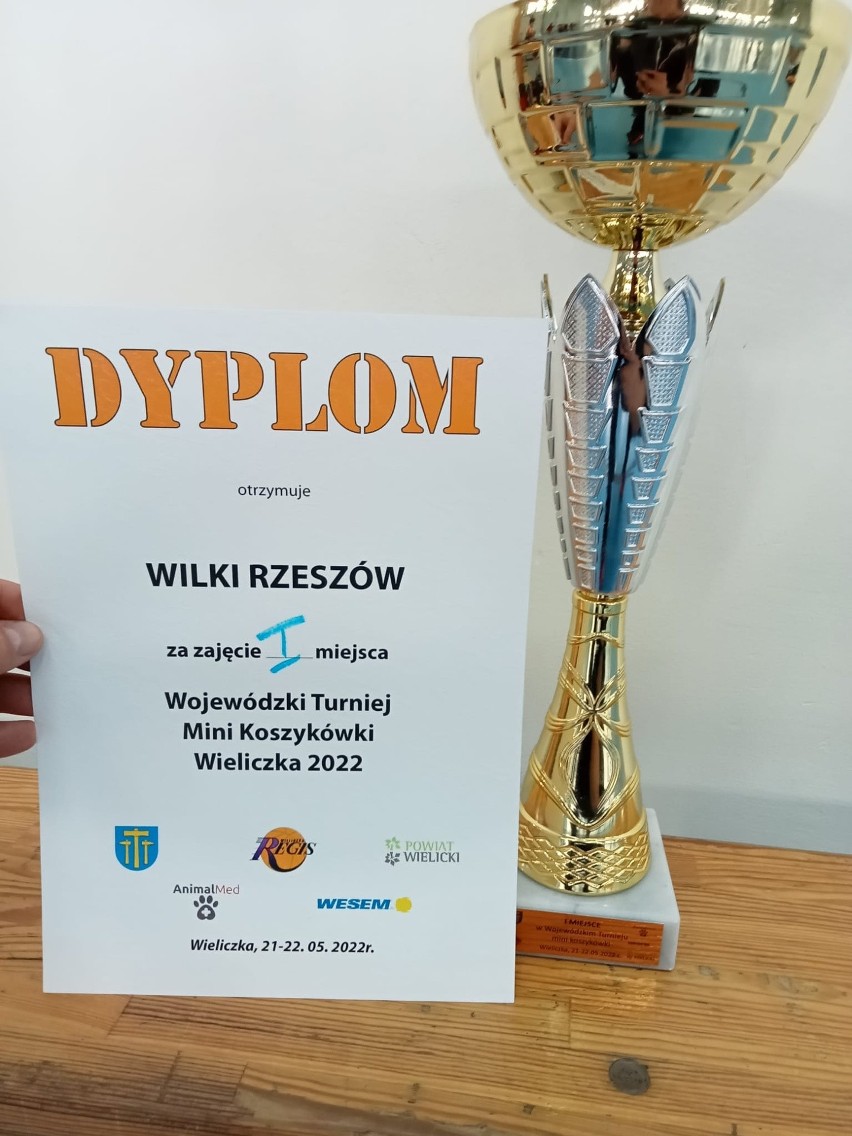 Wilki Rzeszów zwycięzcą Wojewódzkiego Turnieju mini koszykówki rocznika 2011 w Wieliczce