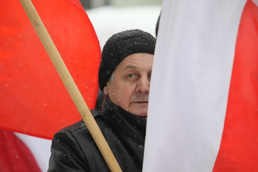 Marsz w Obronie Demokracji i Wolności Mediów w Sosnowcu