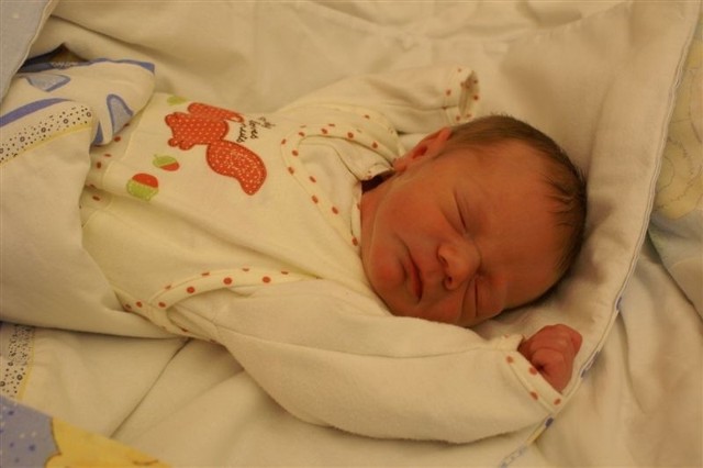 Zosia, córka Renaty i Daniela Goś z Łyszkowa, urodziła się 26 lutego o godz. 13.50. Ważyła 2620 g, mierzyła 51 cm. To pierwsze dziecko państwa Goś.