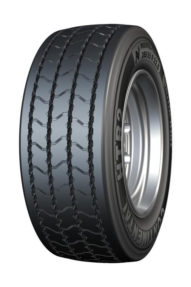 Nowo opracowana opona do przyczep HTR2 385/55 R 22.5 ma teraz wysokość profilu mniejszą o 35 mm bez utraty doskonałych zalet produktu, Fot: Continental