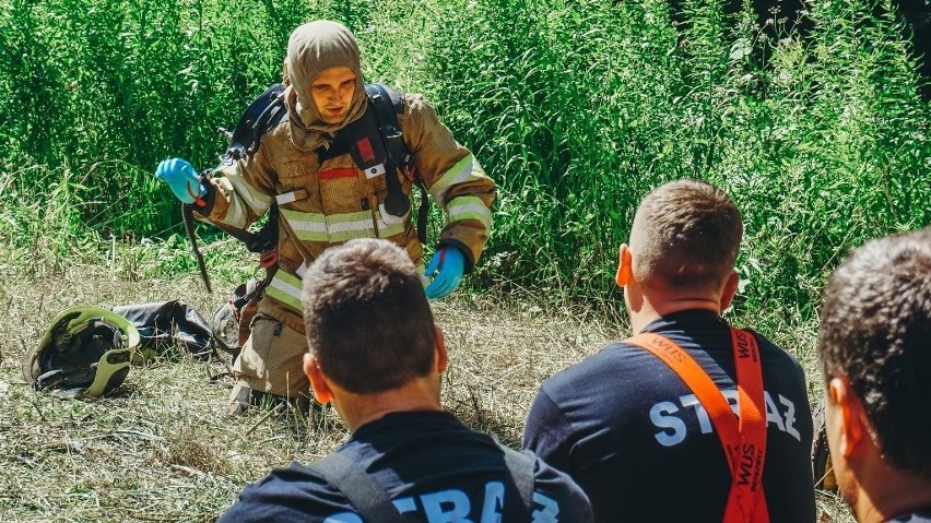 Wspólne ćwiczenia strażaków PSP i OSP z powiatu hajnowskiego