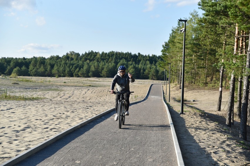 Ścieżki pieszo-rowerowe na Pustyni Błędowskiej