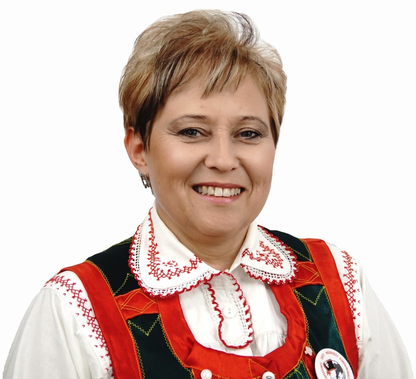 Barbara Nizielska - prowadzi zespół "Młode Kurpie"