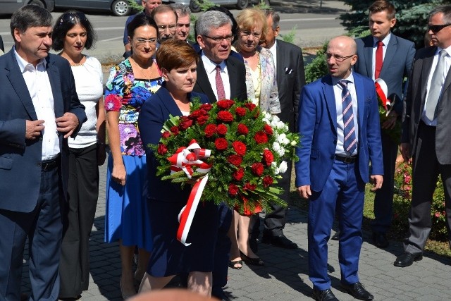 Beata Szydło przyjechała do Zabrza i spotkała się m.in. z górnikami oraz prezydent Małgorzatą Mańką-Szulik