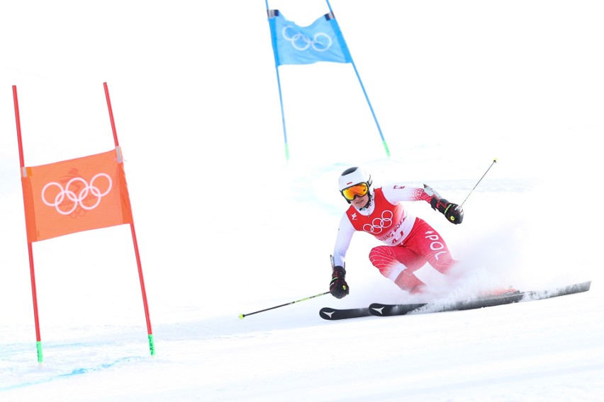 W slalomie gigancie kobiet Maryna Gąsienica-Daniel zajęła 8....