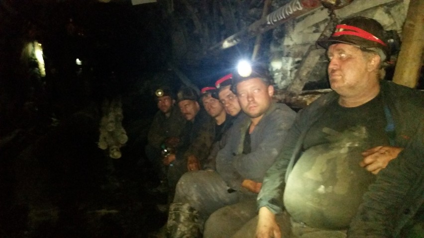 Podziemny protest w kopalni Kazimierz-Juliusz