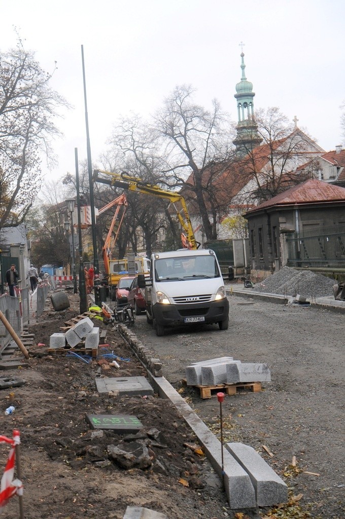 Kraków. Remont ulicy Kopernika [ZDJĘCIA]