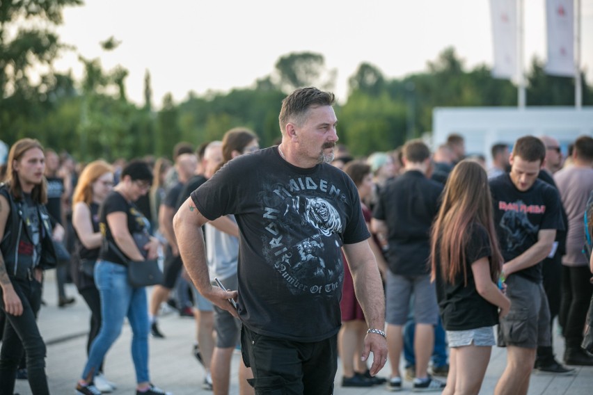 Kraków. Fani przed koncertem Iron Maiden w Tauron Arenie [ZDJĘCIA]