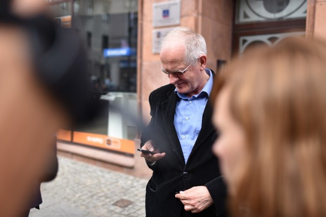 Poseł Krzysztof Czabański zorganizował konferencję prasową by poinformować o etapie prac nad ustawą dotyczącą mediów narodowych.