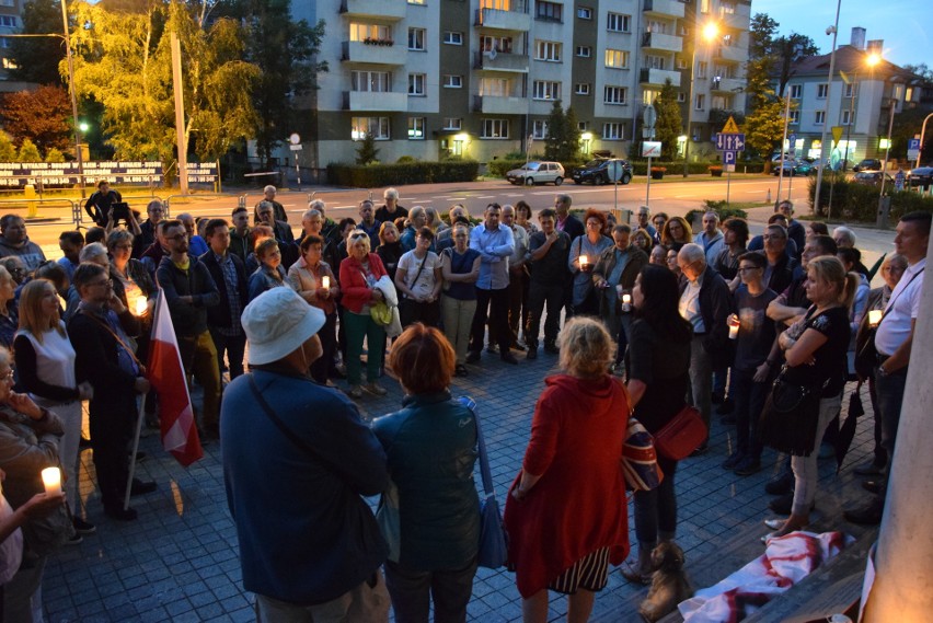 Protest przed Sądem Okręgowym w Katowicach we wtorek 25...