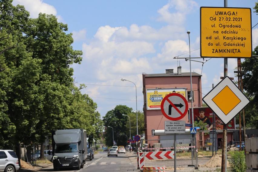 Remont ulicy Ogrodowej trwa od 2021 roku.