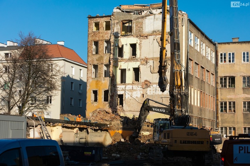 Wielka rozbiórka w centrum miasta. Tak rozpoczyna się budowa nowej siedziby urzędu