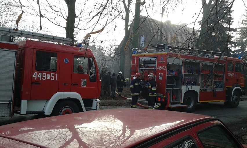 Do akcji skierowano 8 zastępów strażackich z Grudziądza i...