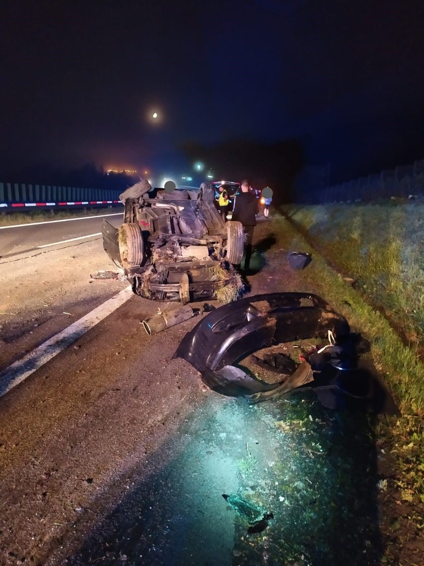 Powiat myślenicki. Niespokojna niedziela na drogach 