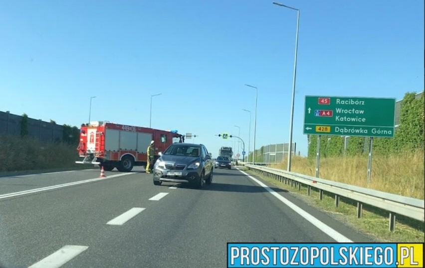 Trasa z Krapkowic do Opola była zablokowana, auta skierowano...