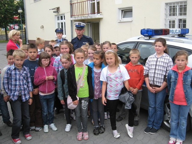 Tym razem gośćmi zwoleńskich policjantów byli uczniowie z Rawicy  