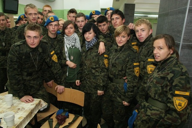 Uczniowie z Opatowa zapowiadają, że swoją przyszłość wiążą z wojskiem.