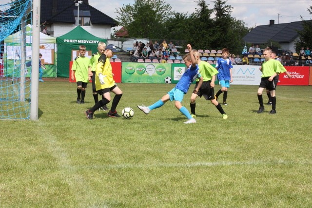 Finał województwa lubelskiego turnieju "Z Podwórka na Stadion o Puchar Tymbarku" w 2022 roku w Międzyrzeczu Podlaskim.