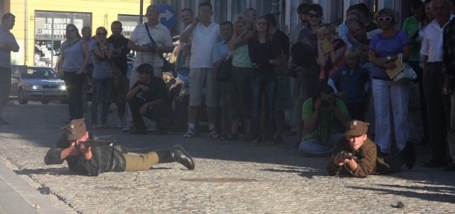 Inscenizacja walk na ulicach Kielc we wrześniu 1939 roku