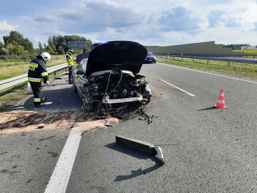 Wypadek na trasie Gniezno-Bydgoszcz