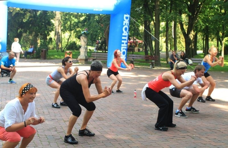 Zajęcia fitness w kieleckim parku