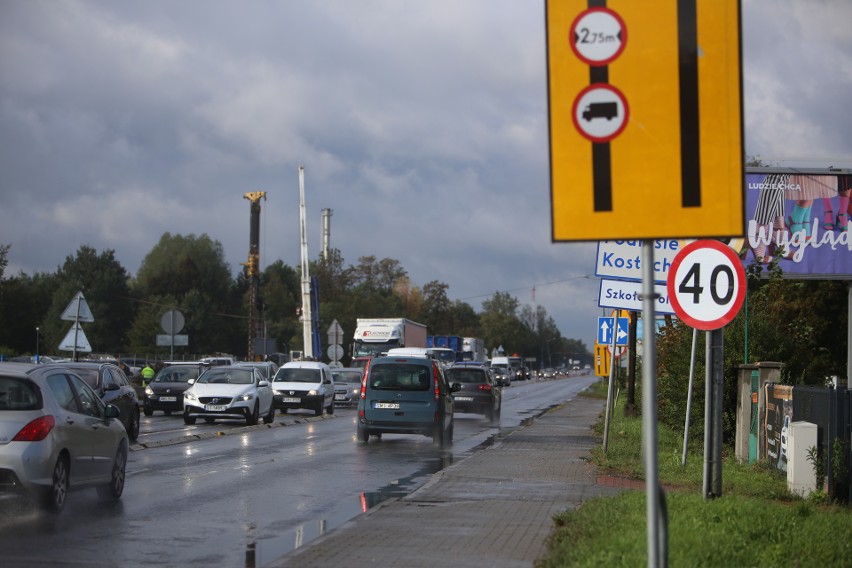 Skrzyżowanie ulic Kościuszki i Armii Krajowej w Katowicach....
