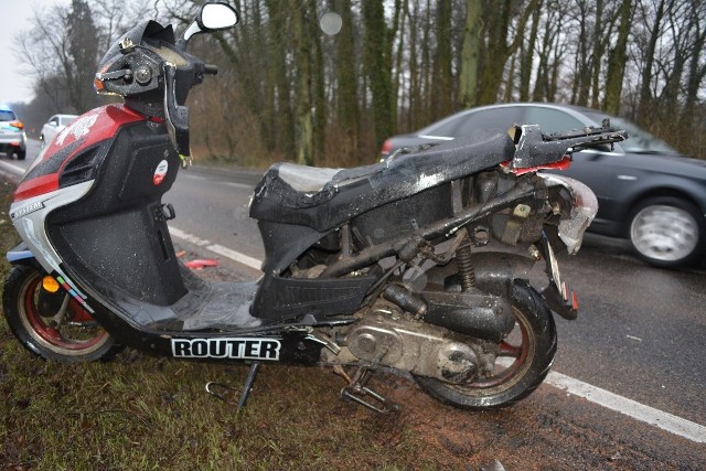 Skuterem jechał 40-latek. On i 33-letni kierowca busa byli trzeźwi.