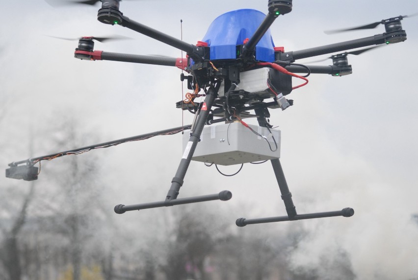 Dron, który będzie sprawdzał jakość powietrza w Rzeszowie,...