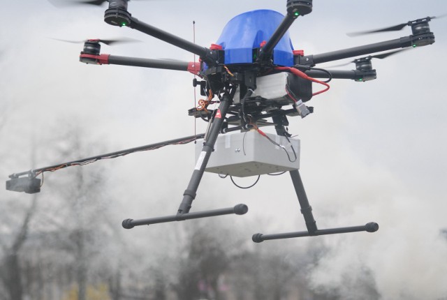 Dron, który będzie sprawdzał jakość powietrza w Rzeszowie, ma zostać kupiony jeszcze w lutym