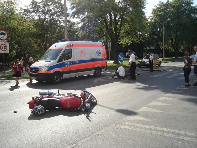 W tym wypadku w Radomiu ranny został motocyklista