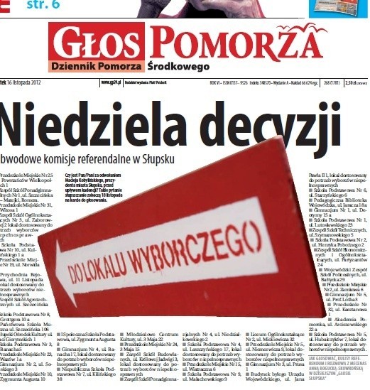 W piątek w "Głosie": Referendum gdzie głosować, spowiedź narkomana i inne historie