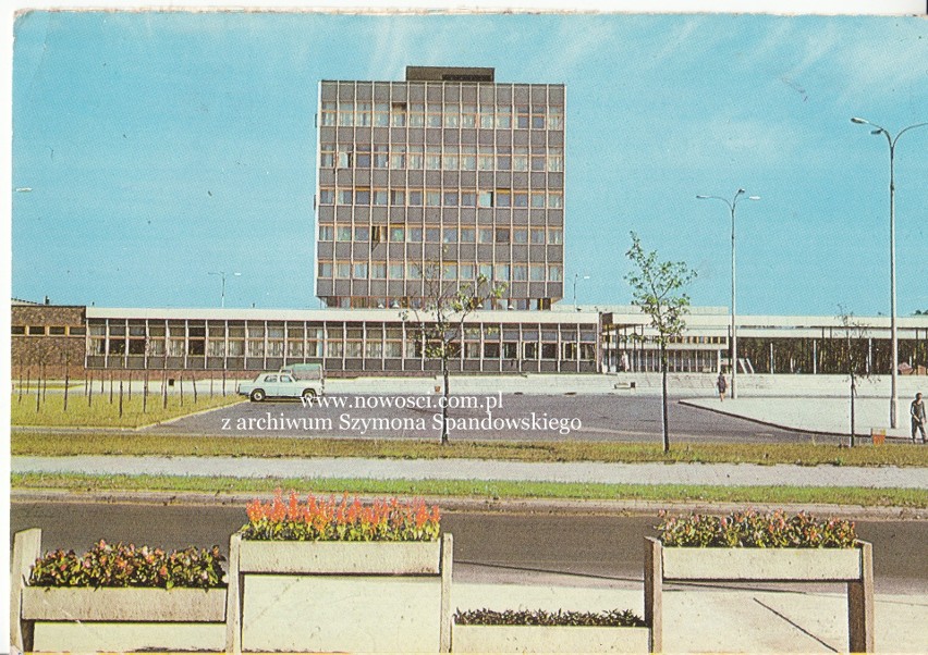 Rektorat i miasteczko uniwersyteckie UMK w latach 70