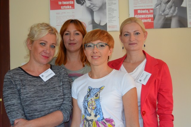 W MOPS pracuje grupa kobiet do rozwiązywania trudnych, rodzinnych problemów. Od lewej: Izabela Mikołajczyk, Justyna Baczyńska, Aneta Mazurkiewicz i Karina Jęczmień