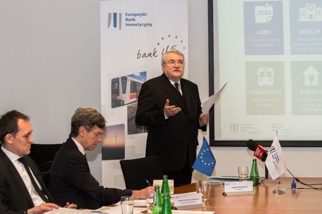 Polska otrzymała z EBI 5,5 mld euro László Baranyay, wiceprezes EBI w Warszawie.