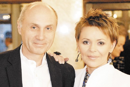 Justyna Pochanke z mężem Adamem Pieczyńskim