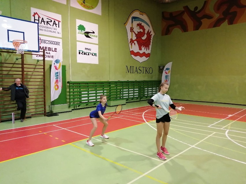 W Miastku odbył się turniej badmintona młodzików młodszych,...